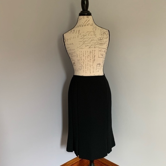 𝅺black Pleated Work Skirt - Picture 1 of 7